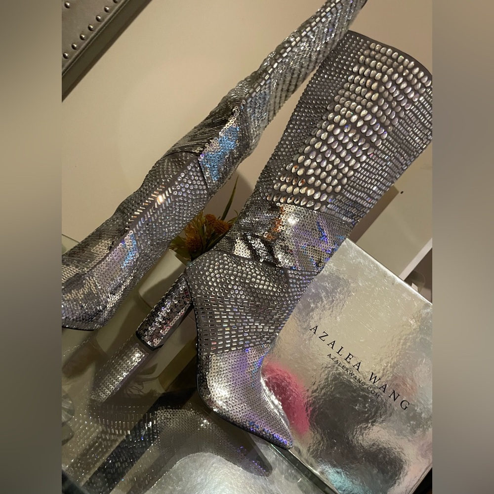 Azalea Silver Women's Boots